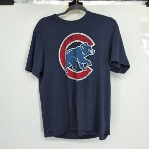 47 Brand Chicago Cubs Large Blue and Red Bear Graphic Tee